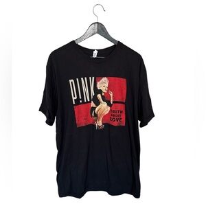 Pink Truth About Live Tour Shirt Size XL